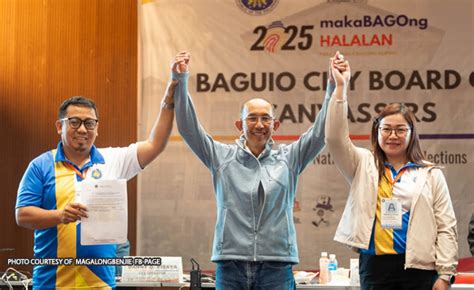Magalong wins as Baguio City mayor .